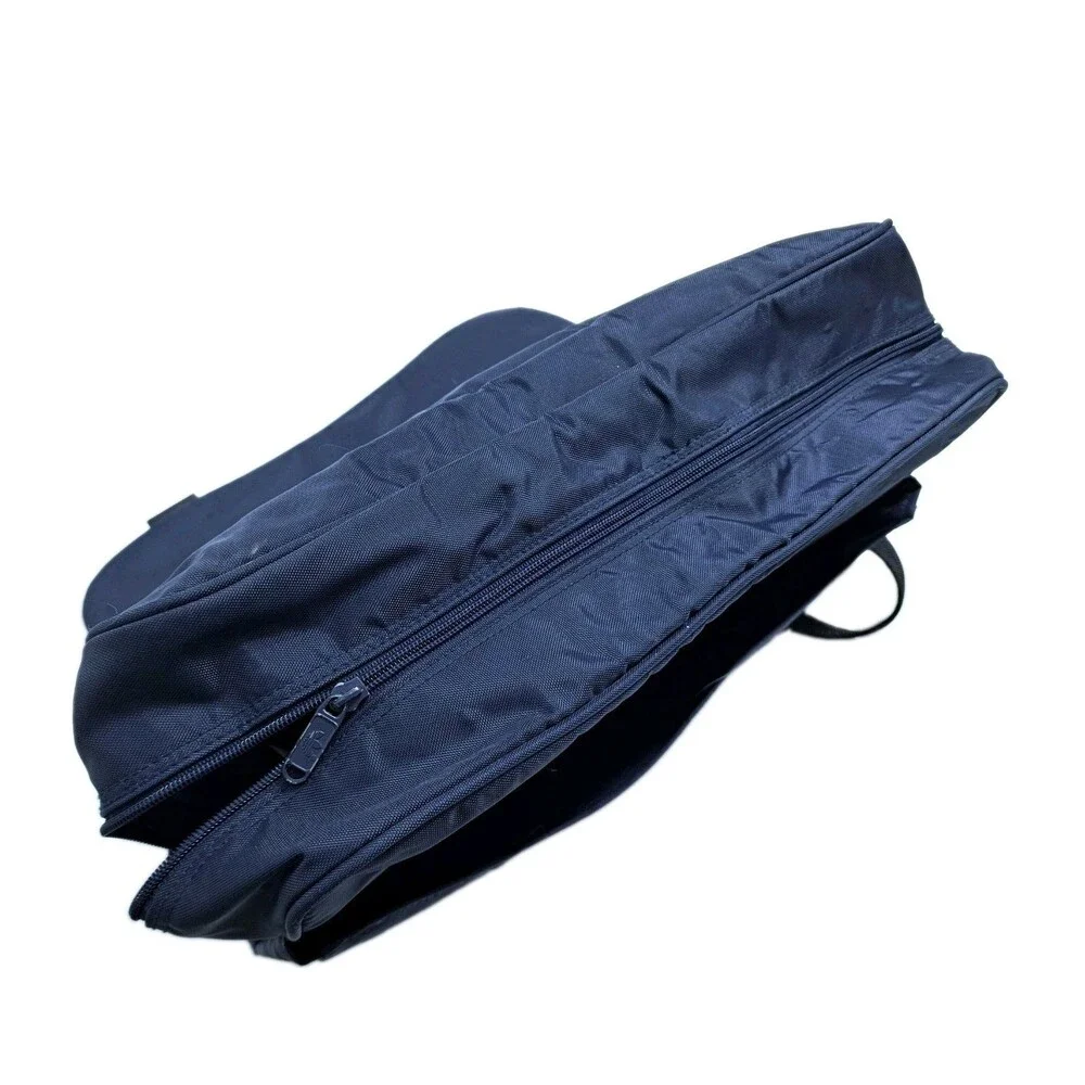 Vintage 80s Adidas B106 Messenger Bag Blue Nylon Made Taiwan Metal Zipper RARE
